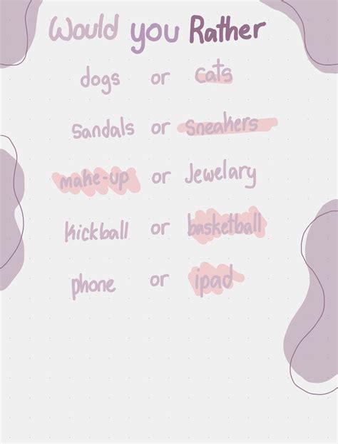 ☁️would You Rather☁️ Notability Gallery