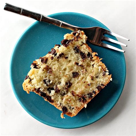 Mix in cake flour, baking powder, and salt until just combined. Coconut Milk Chocolate Chip Pound Cake - The Monday Box