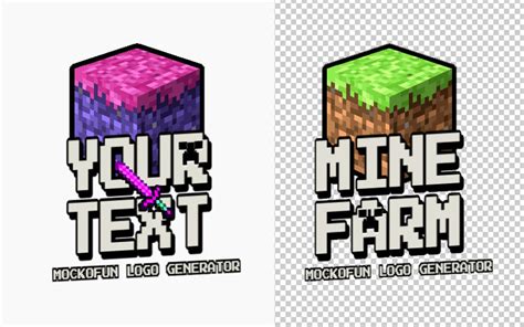 Minecraft Logo Maker Mockofun