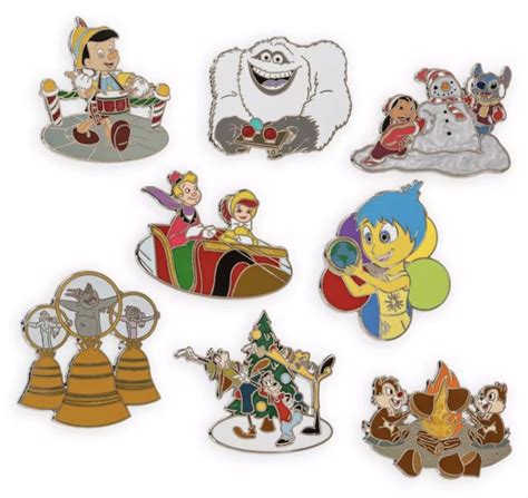 Disney Holiday 2022 Mystery Pin Set Disney Pins Blog