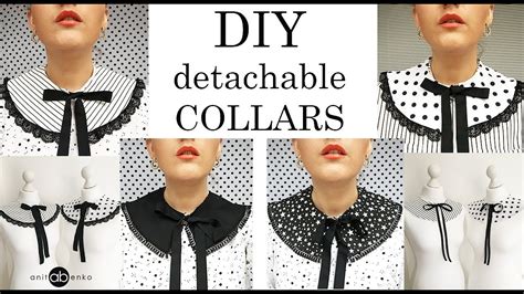 Detachable Collar Tutorial Collar Sewing Tutorial Victorian Style
