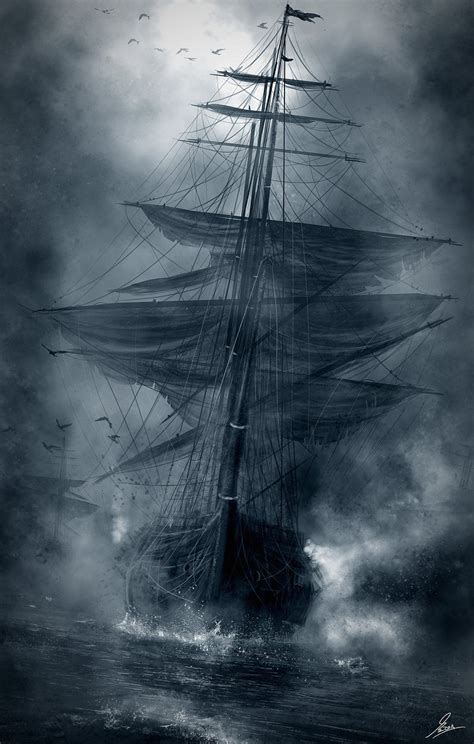 Bird In A Cage Pirate Art Pirate Ships Old Sailing Ships Ghost Ship
