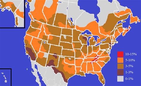 Red hair map of North America | North america map, Red hair map, North