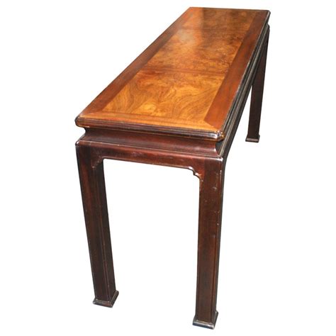 Shop wayfair for the best henredon sofa. Henredon Burled Mahogany Console Table at 1stdibs