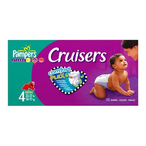 Pampers Cruisers Diapers Size 4 22 37 Lbs Value Pack 100 Cruisers