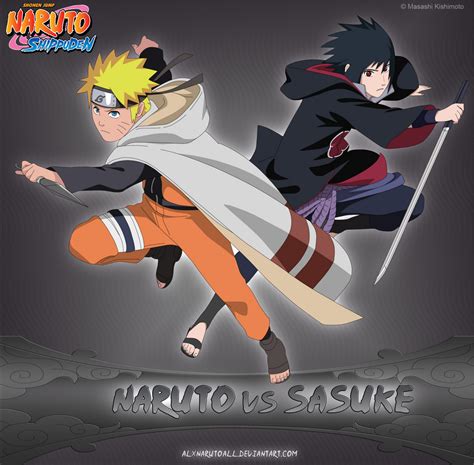 Naruto Vs Sasuke By Alxnarutoall On Deviantart