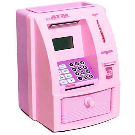 Param Atm Machine Piggy Bank With Personal Atm Card And Lcd Display For