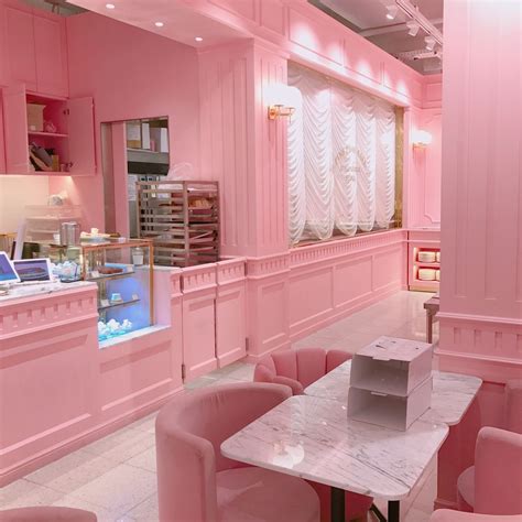 Pink Cafe Cafe Interior Design Interior