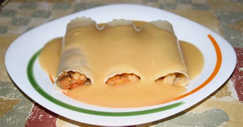 Delicies Culinaries Cris Canelones de Marisco con Salsa Velouté