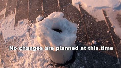Sewer pipe itself before the concentrations of these gasses would be a real problem. Frozen Sewer Roof Vent Fix Update - YouTube