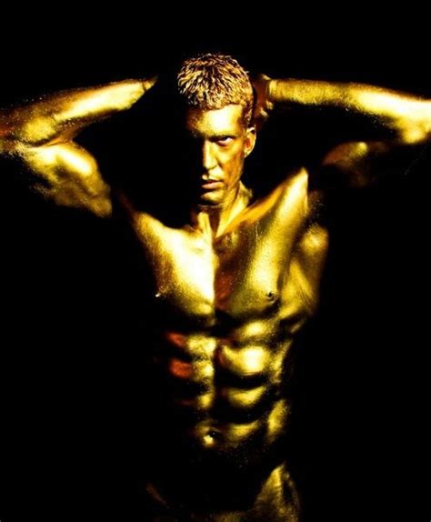 Pin By Andrew Beauchamp On Gold The Colors Of Body Painting Men Body Painting Shades Of Gold