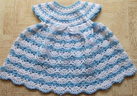 Babys Shelled Dress Free Crochet Pattern ⋆ Free Baby Crochet