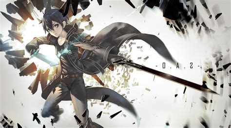 Best anime wallpaper gifs gfycat. Sword Art Online, Kirigaya Kazuto Wallpapers HD / Desktop ...