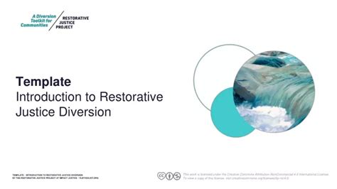 Ppt Template Introduction To Restorative Justice Diversion Powerpoint Presentation Id