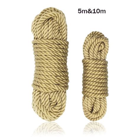 New Adult Fetish Soft Faux Jute Cotton Shibari Bondage Rope 5m 10m Sex