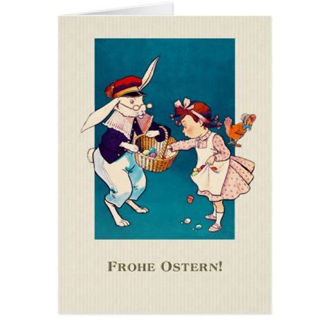 Frohe Ostern German Happy Easter Greeting Card Zazzle