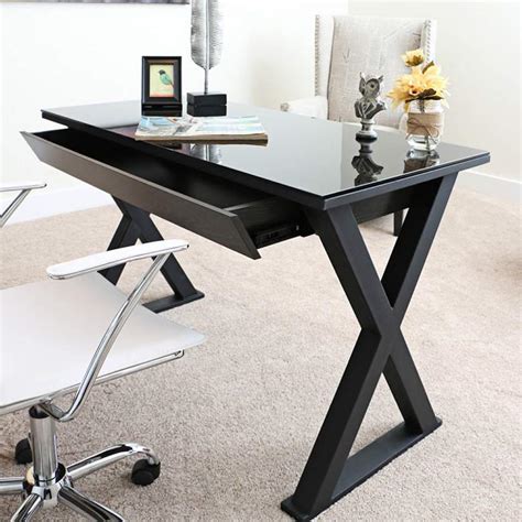 How to choose an office desk. Xtra 48" Wide Black Finish Modern Computer Desk - #6C208 ...