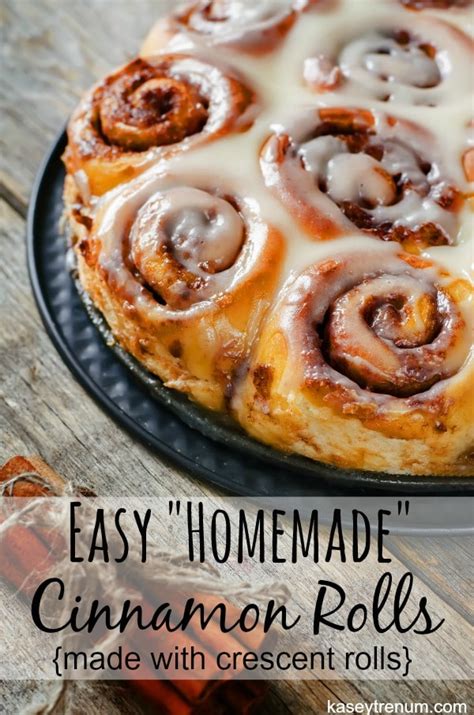 Homemade Easy Cinnamon Rolls Yummy Kasey Trenum