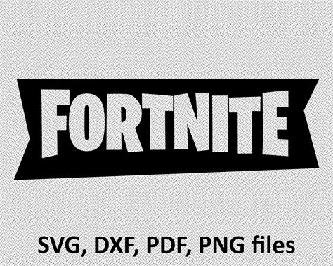 Fortnite Svg File Fortnite Logo Pdf Dxf Png Cut File Etsy The Best Porn Website