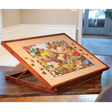 Bits And Pieces Deluxe Swivel Jigsaw Puzzle Board Easel Rotating