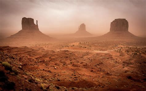 Dust Storm Monument Valley Photograph By Betsy Botsford