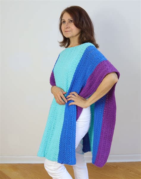 easy crochet poncho for beginners crazy cool crochet