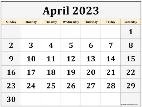 Printable April Calendar 2022 Calenrae