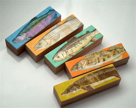 If you're still struggling to find the perfect gift that won't break the bank, we've got you covered with awesome. Fish Sticks - Freshwater Fish Art Block Set of 5 Fisherman ...