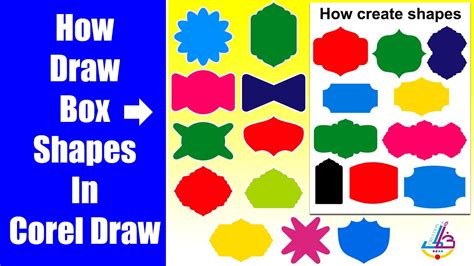 How To Create And Draw Multiple Vector Shapes In Coreldraw Free Cdr