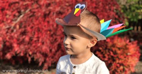 Paper Plate Turkey Hat Craft For Kids Fb