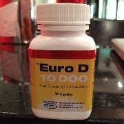 Euro d 10000 capsules , 30s. User added: Euro D, Vitamin D 10,000: Calories, Nutrition ...