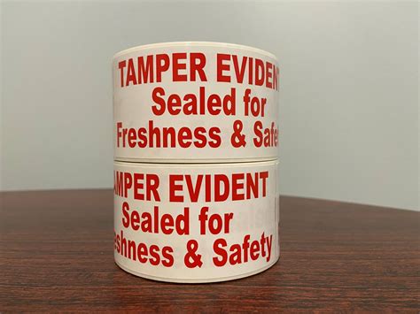 Tamper Evident Labels Alpine Packaging