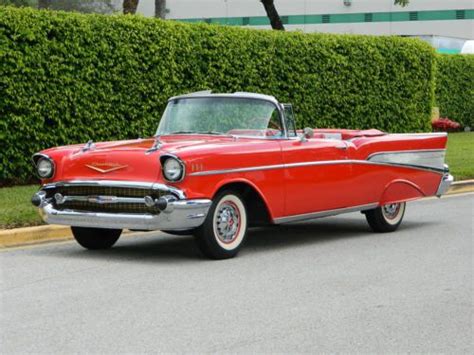 Purchase Used 1957 Chevrolet Chevy Bel Air Convertible Dual Quad 2x4