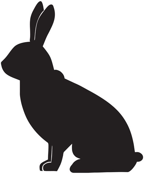 Rabbit Silhouette Clip Art Rabbit Silhouette Png Clip Art Image Png