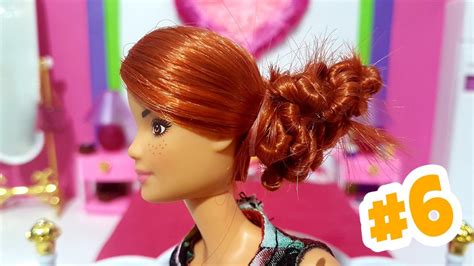 peinado elegante para barbie aprende a hacer peinados para muñecas barbie 6 youtube