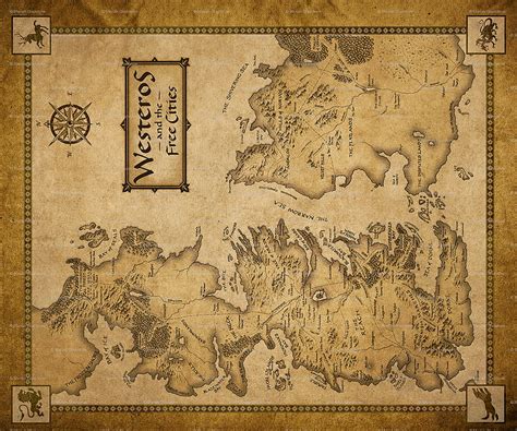 Westeros Map Game Of Thrones Map Hd Wallpaper Pxfuel
