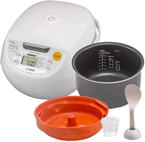 Amazon Com Tiger Japan Made Synchro Cooking 5 5 Cup Micom Rice Cooker