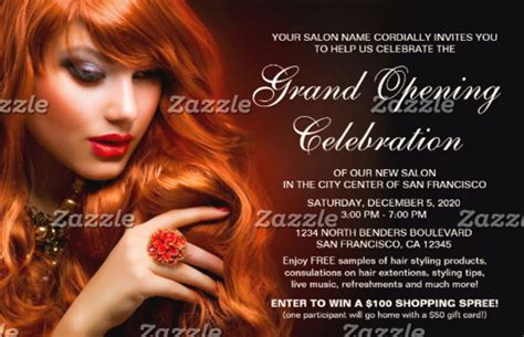 Beauty Salon Grand Opening Flyer