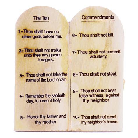 Printable Ten Commandments
