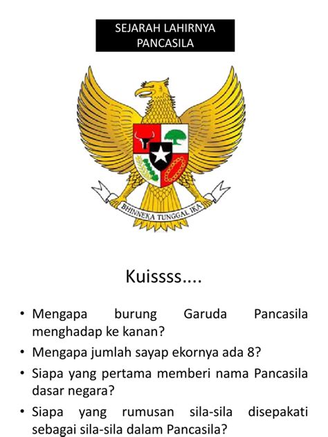 Semoga artikel ini bermanfaat dan bisa menjadi referensi dalam memahami apa saja makna lambang pancasila pada setiap silanya secara benar. Sejarah Pancasila