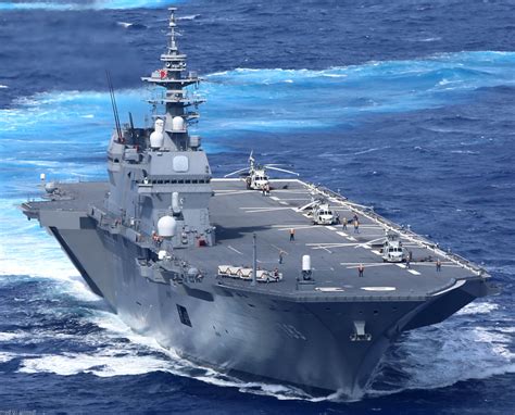 Ddh The Power Of Js Izumo Japanese Helicopter Carriers