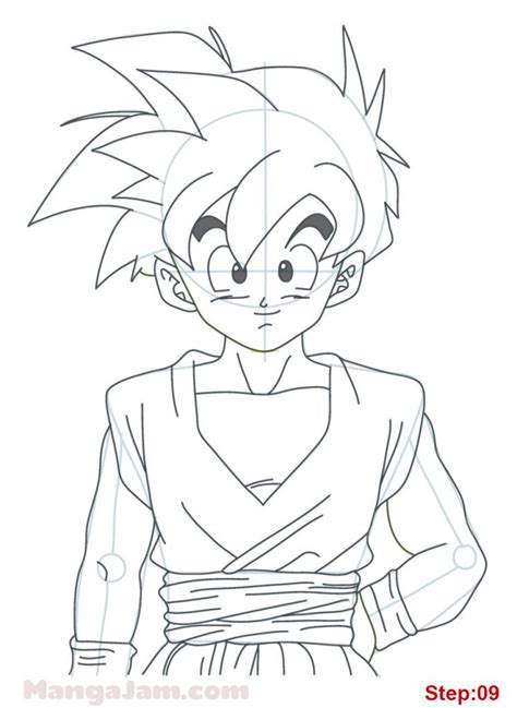 How To Draw Gohan From Dragon Ball Dragon Ball Super