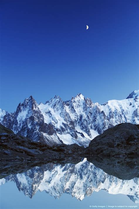 Aiguilles De Mont Blanc And Lac Blanc Chamonix France Wonders Of