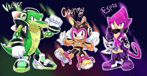 Woss Vector Charmy And Espio By Y Firestar On Deviantart Sonic Sonic