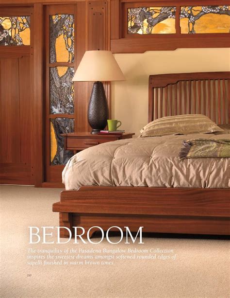 Quality hardwood furniture defines the character of the mission bedroom furniture at the mission motif. Stickley Mission Oak & Cherry Collection | Craftsman style ...