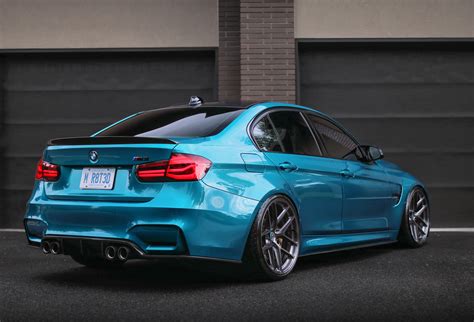 Bmw m3 bmw série 3, performances, bleu, angle png. Striking Atlantis Blue BMW F80 M3 With HRE R101LW Wheels