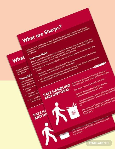 Sharps waste is a form of biomedical waste composed of used sharps, which includes any device or object used to puncture or lacerate the skin. Sharps Label Template - Free Printable Visual Learning Guides For Safe Sharps Disposal Visual ...