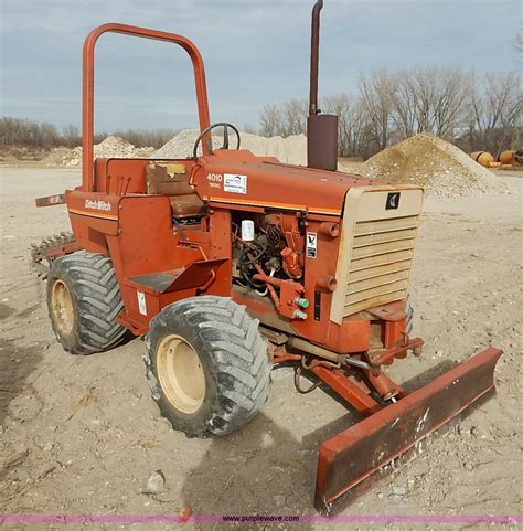 1985 Ditch Witch 4010 Trencher In Manhattan Ks Item I5230 Sold