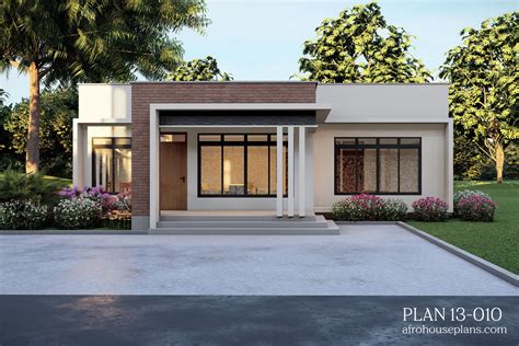 3 Bedroom House Plans, Floor Plans & Designs | AfroHousePlans.com