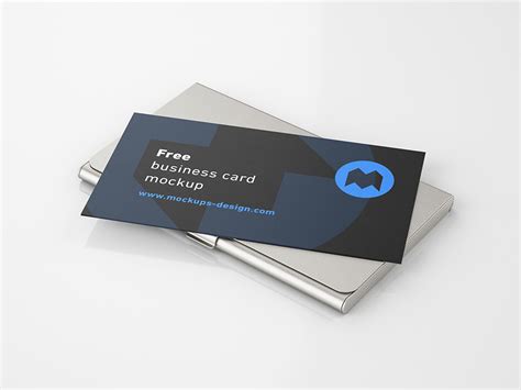 The elegant marbled cardholder is a unique touch to showcasing your business cards. Free business card holder mockup - Mockups Design | Free ...